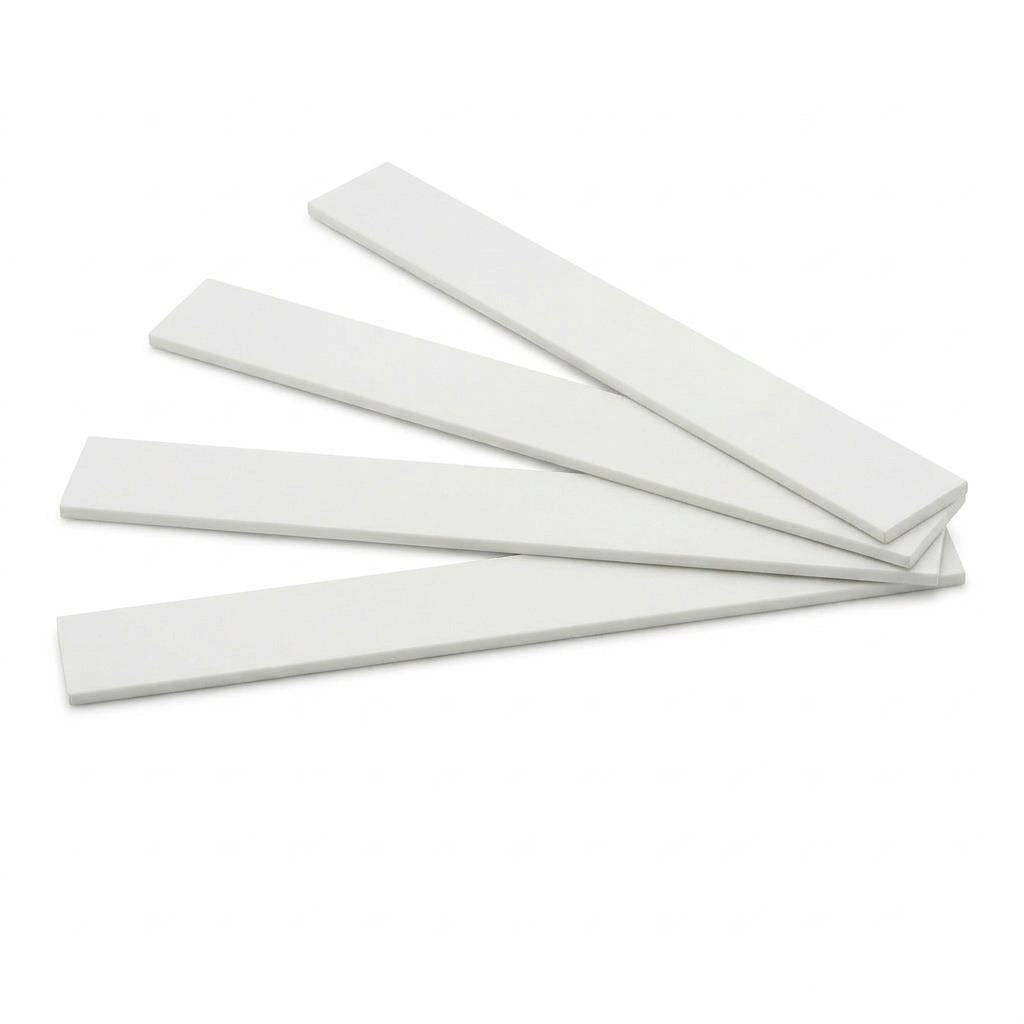 4 x 38mm White PVC Flat Bar x 1 Metre
