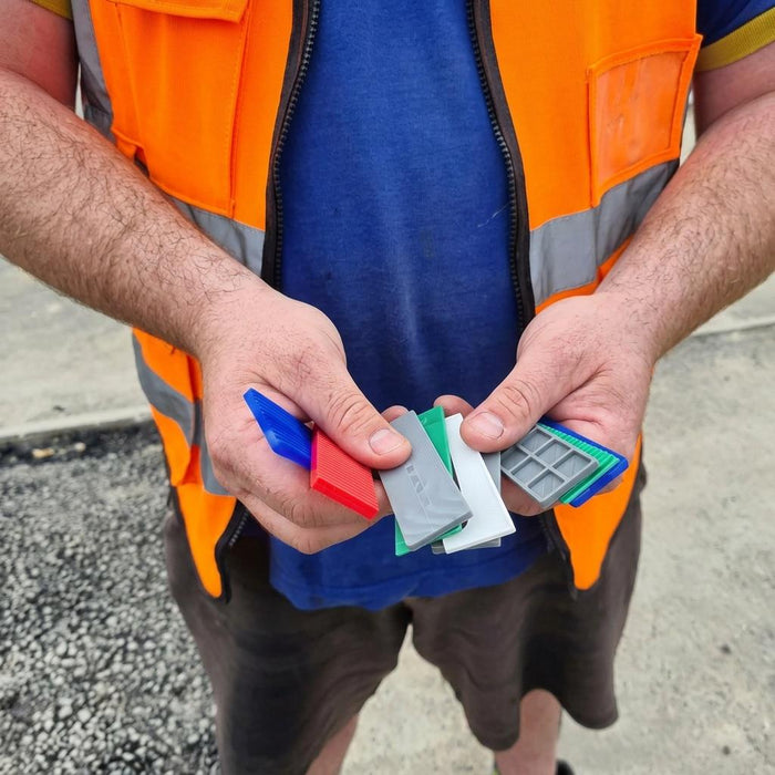 3000 x Plastic Window & Glazing Spacer Packers 1mm - 6mm