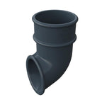 1 x Anthracite Grey Round Downpipe Shoe Freeflow