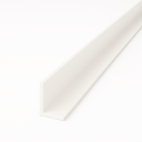 White Unequal Angle 50mm x 25mm x 1  Metre