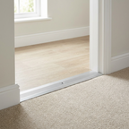4 x Aluminium Vinyl Edge Floor Transition Strip, 28mm x 6mm x 89.5cm DIY Low Profile Floor Trim for Finishing and Edge Protection