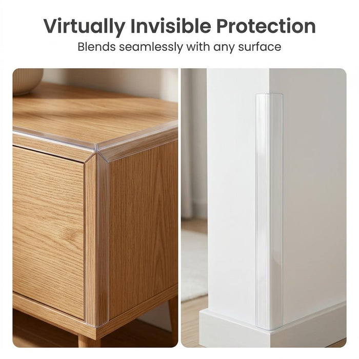 10 x 10x10mm Clear Angles x 1 meter