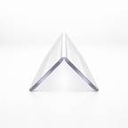 3 x 40x40mm Clear Angles x 1 meter