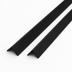 1 Metre Black uPVC Plastic Rigid Corner Cover Trims