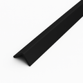 1 Metre Black uPVC Plastic Rigid Corner Cover Trims