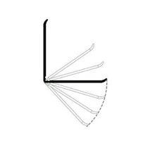 White Flexible Angle 25mm x 25mm x 2.5 Metre  [Corner wall]     (0340) ^^