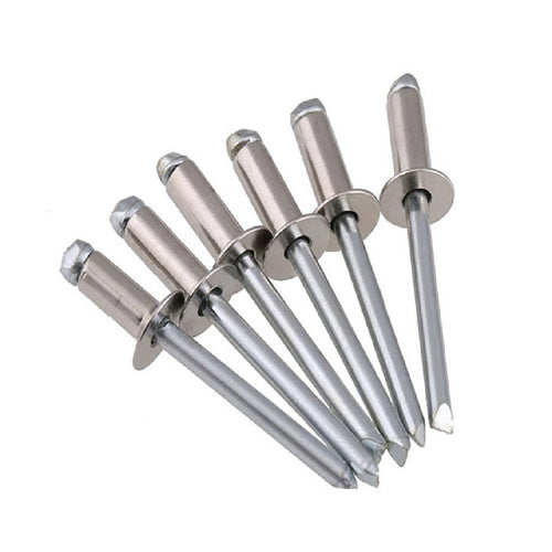 100 x Aluminium Blind Pop Rivets 3.2mm, 4mm & 4.8mm
