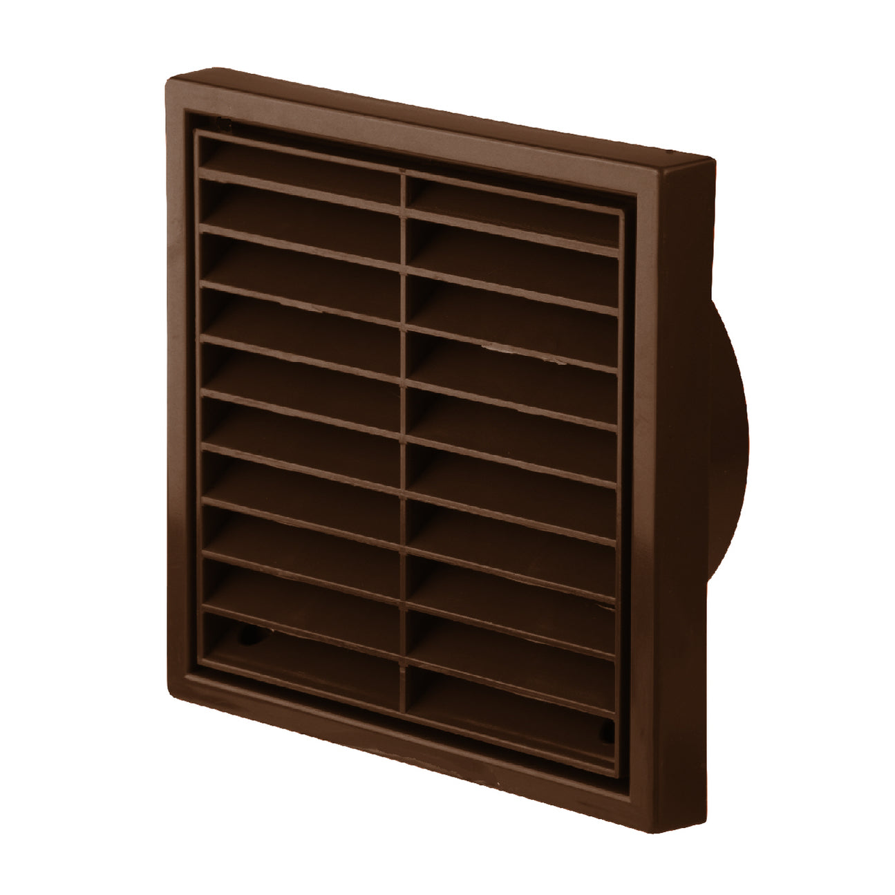 Manrose Standard Fan Brown Louvre 4 Inch Extractor Fan Ducting Kit ...