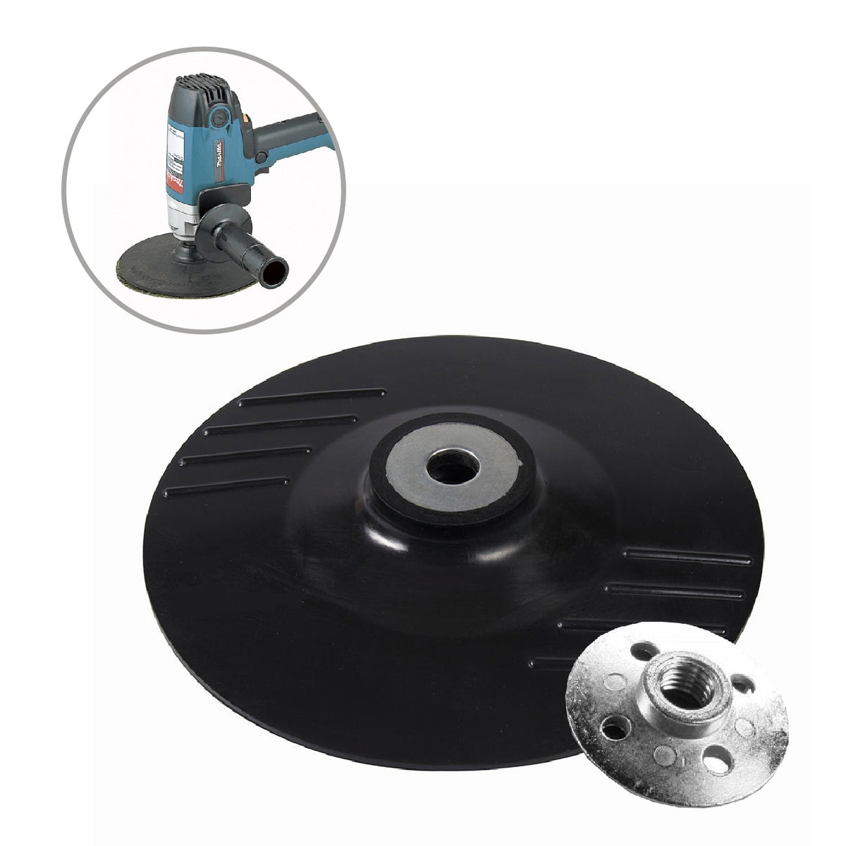 Rubber Backing Pad with M14 Thread — Homesmart