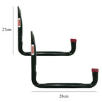 2 x Large Heavy Duty Storage Hooks Wall Mounted