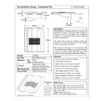 Grey Castellated Roof Tile Vent & Adapter for Marley Ludlow Redland