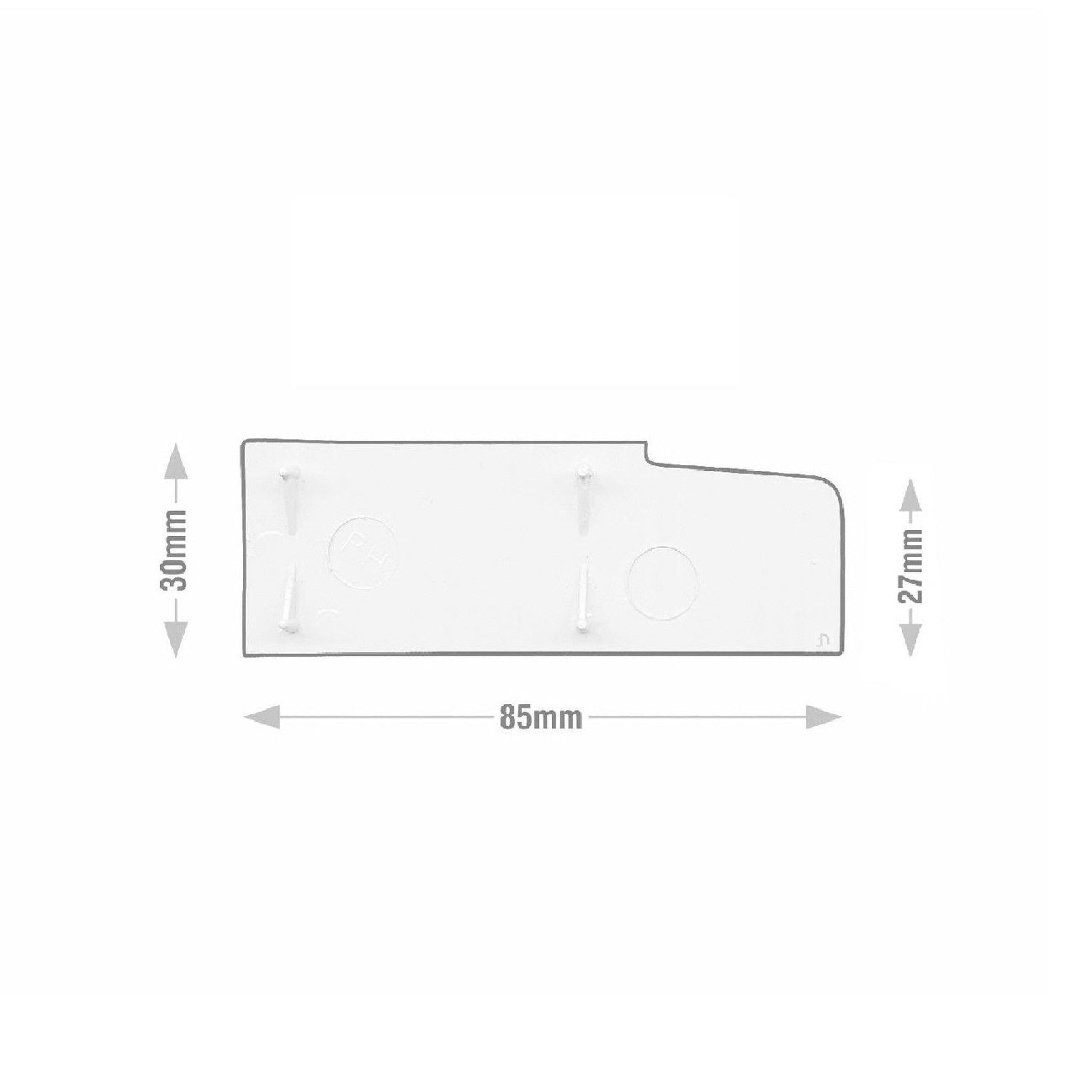 Window Cill End Caps fits 85mm Eurocell External Stub Sills