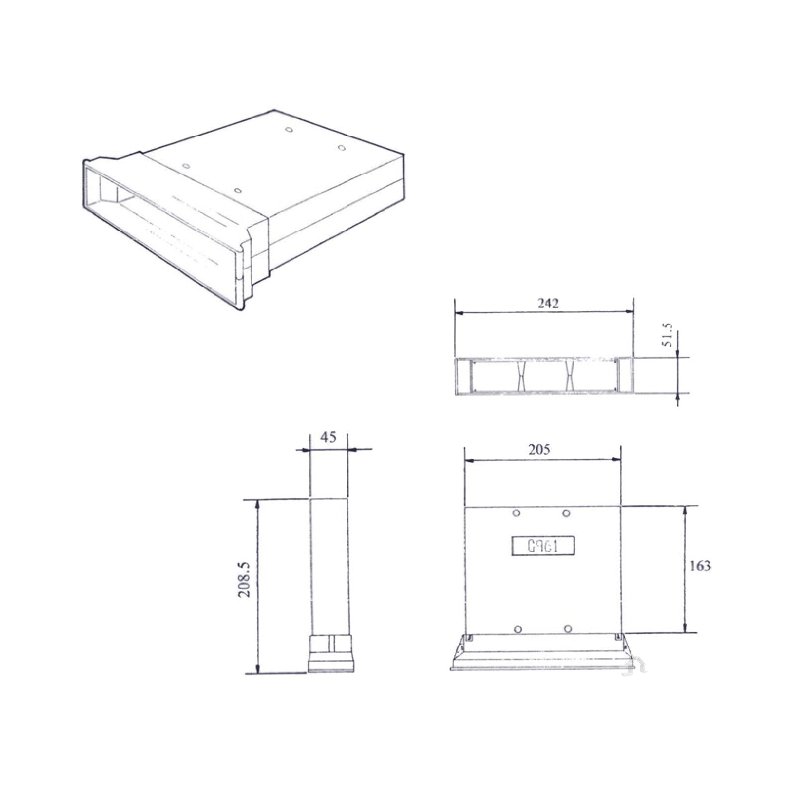 Telescopic Adjustable Underfloor Cavity Wall Vents with Extensions