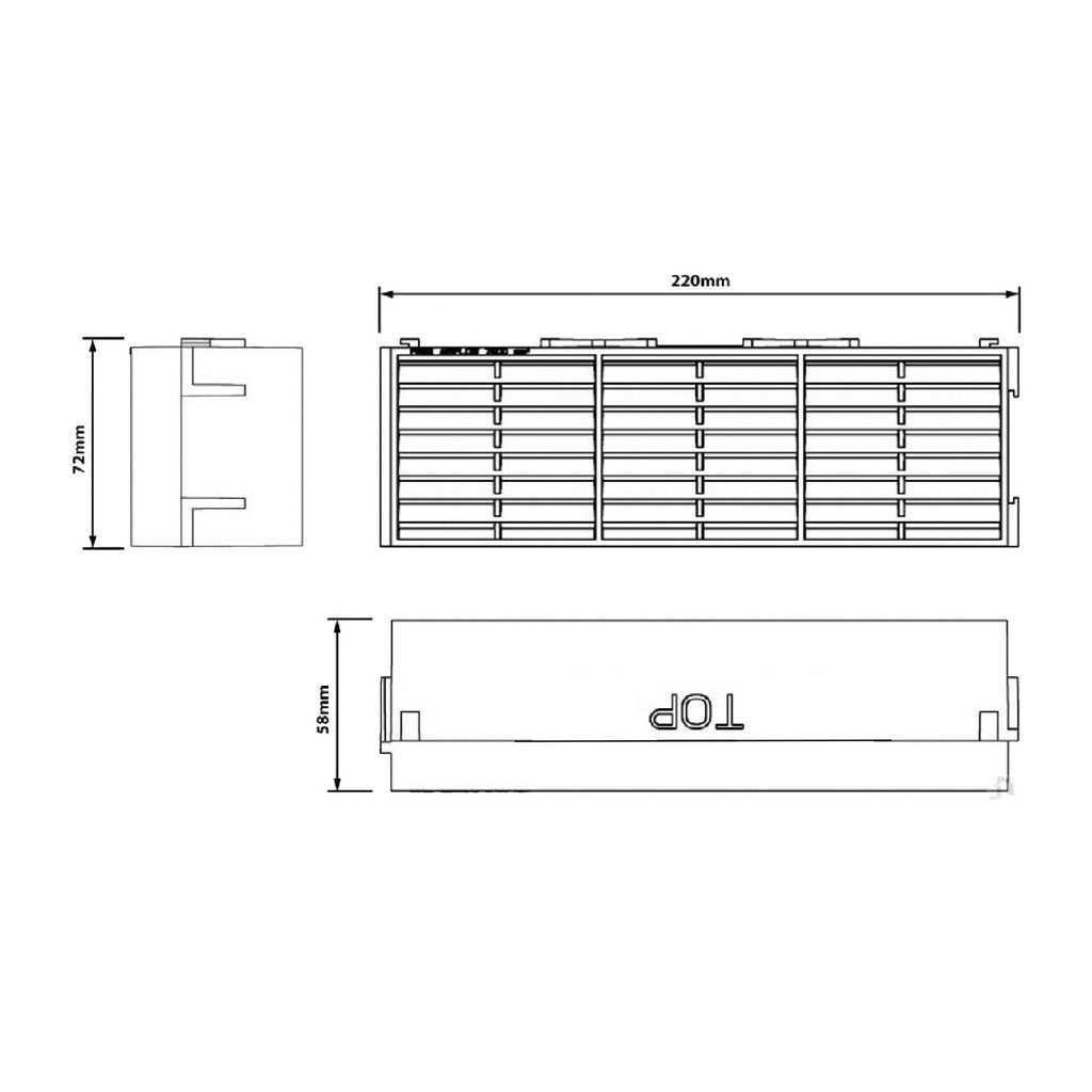 Manthorpe Buff Interlocking Air Brick Vents