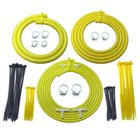 Universal Motorsport Engine Bay Yellow Silicone Hose Dress Up Kit