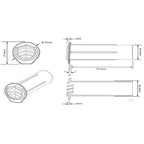 Drill Weep Vents Round Venting System Cavity / Retaining Walls Wall
